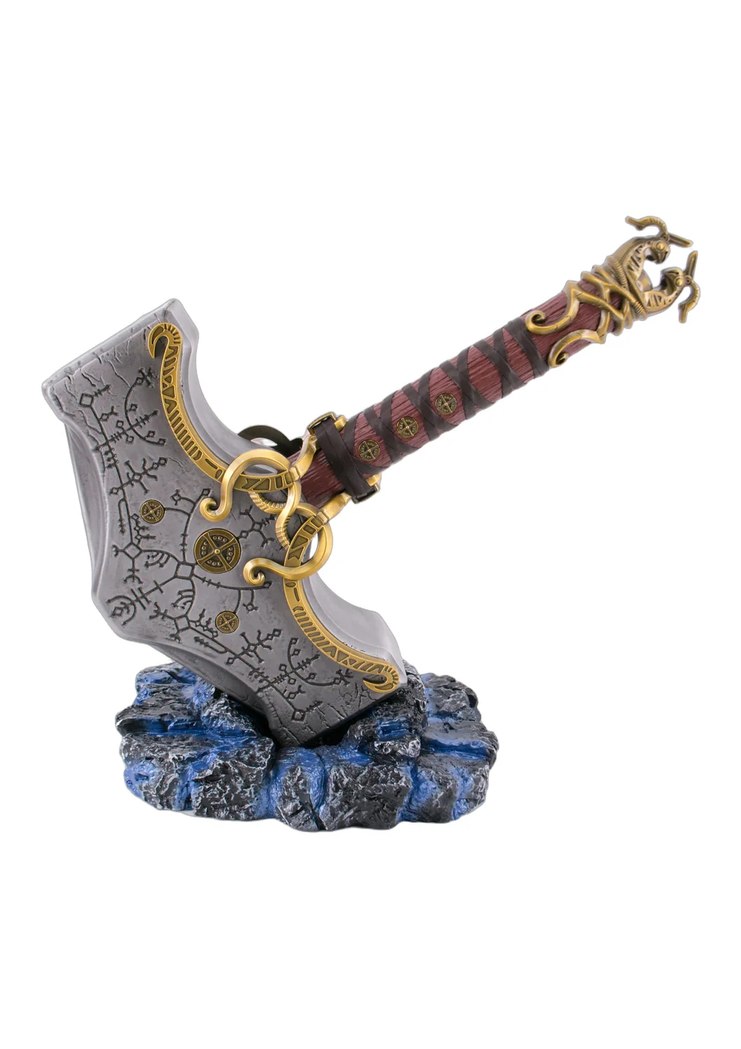 Martillo de Thor God of War Réplica con Soporte
