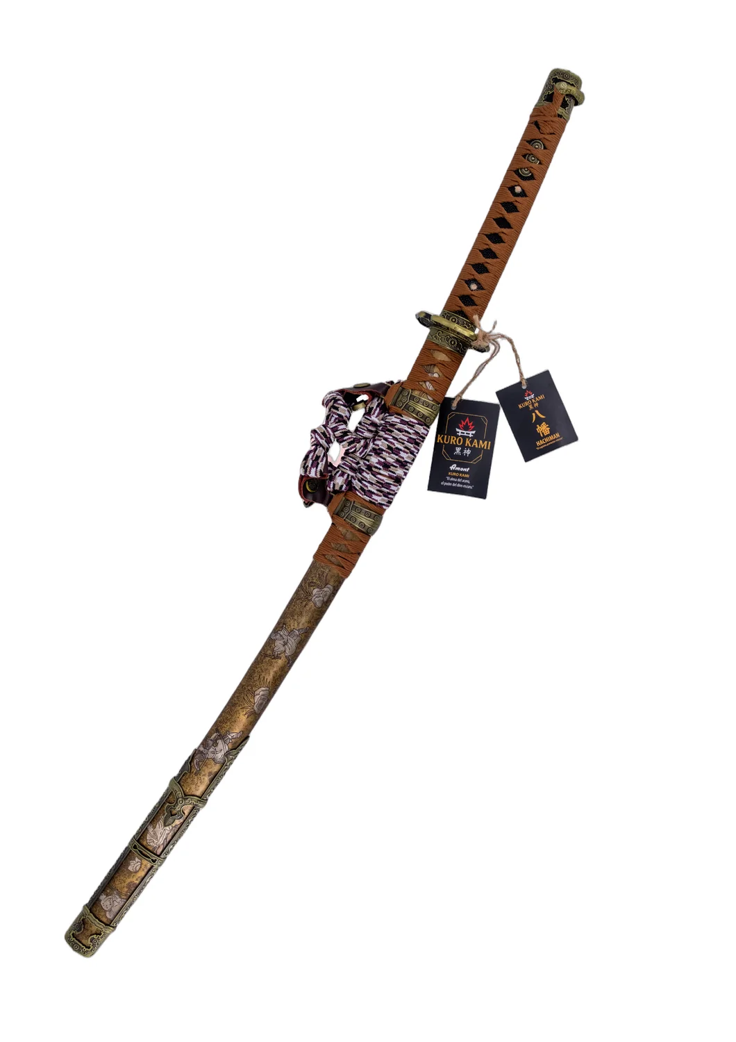 Katana Funcional Kuro Kami Hachiman – Acero 1090 Certificado
